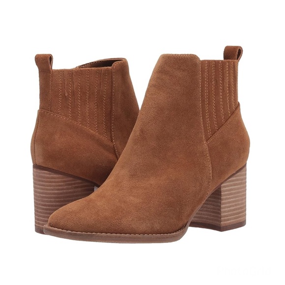 Blondo Noa Suede Weatherproof Ankle Booties Size 10 M - Picture 3 of 16